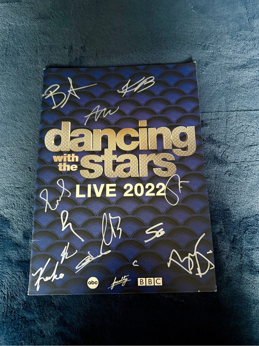 Dancing With the Stars Live 2022 VIP Autographed Tour Program DWTS Cast Copy B